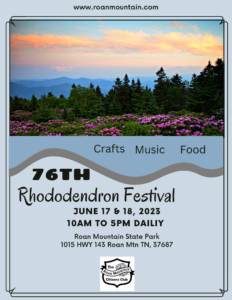 76th rhododendron festival flyer
